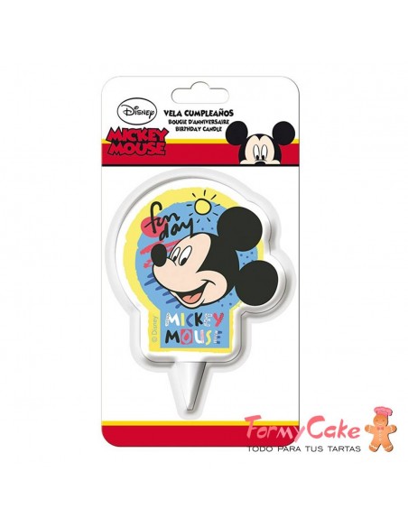 Vela Mickey Mouse 2D, 7cm Dekora