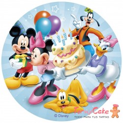 Impresión Comestible Mickey Y Sus Amigos 20cm
