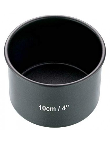 Molde con Base Extraible De Acero, Negro, 10x10x7.1 cm Master Class