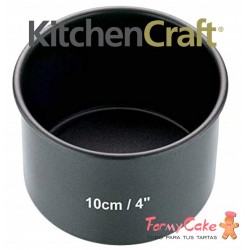 30 cm Kitchen Craft Master Class Molde tarta redondo Desmontable Acero Negro 