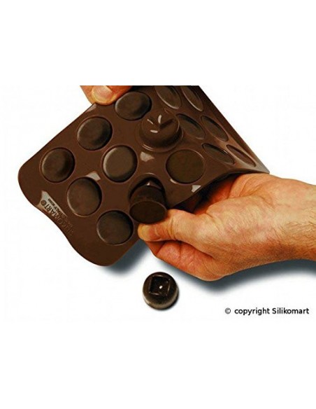 Molde Silicona 12 Minitabletas De Chocolate Silikomart