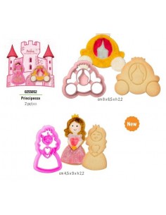 Kit 2 Cortadores Princesas Decora 2