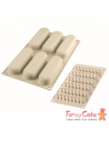 Molde Silicona  Kit Pop Éclair 6ud Silikomart