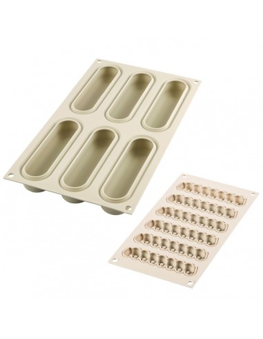 Molde Silicona  Kit Pop Éclair 6ud Silikomart
