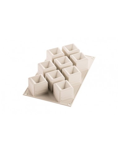 Molde Silicona  3D Mosaico Silikomart