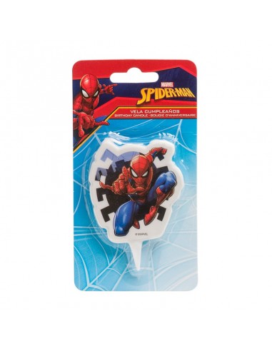 Vela spiderman 2D, 7,5cm Dekora