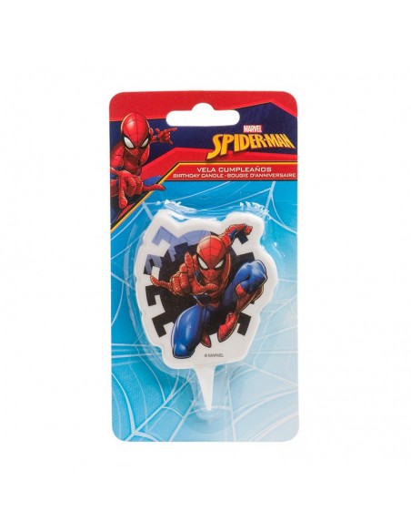 Vela spiderman 2D, 7,5cm Dekora