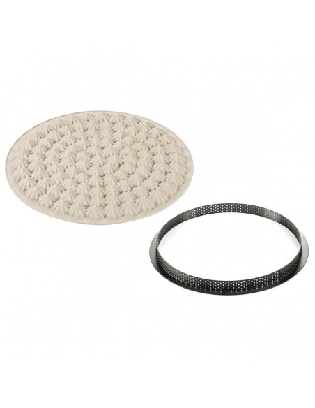 Molde Silicona  Kit Tarte Meringué 25cm Silikomart