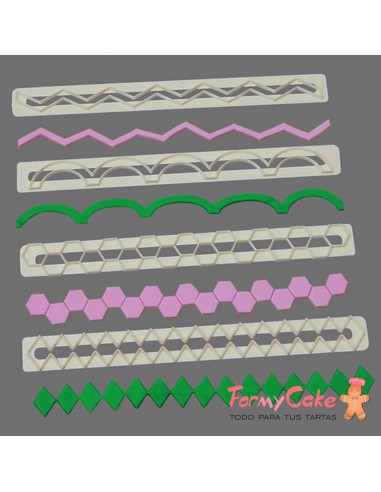 Cortadores Fondant Geometric Edging FMM Nº 5