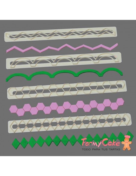 Cortadores Fondant Geometric Edging FMM Nº 5