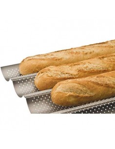 Molde Cuatro Baguettes 32x38cm, Ibili 2