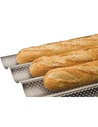 Molde Cuatro Baguettes 32x38cm, Ibili