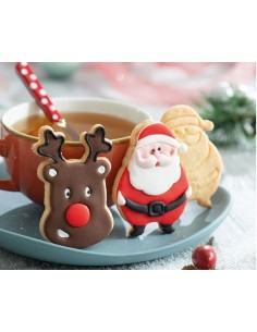 Kit Cortadores Santa Claus Y Reno 2ud. Decora 2