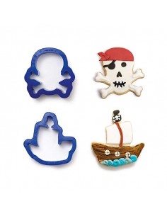 Kit Cortadores Calavera Y Barco 2ud. Decora 2