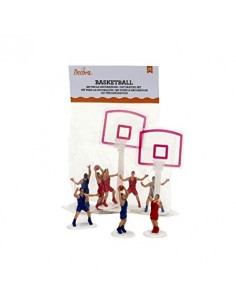 Kit Baloncesto para Tartas 10 Piezas Decora 2