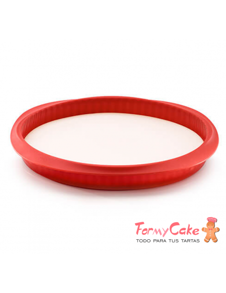 Molde Quiche Desmontable Redondo 28 cm Lékué