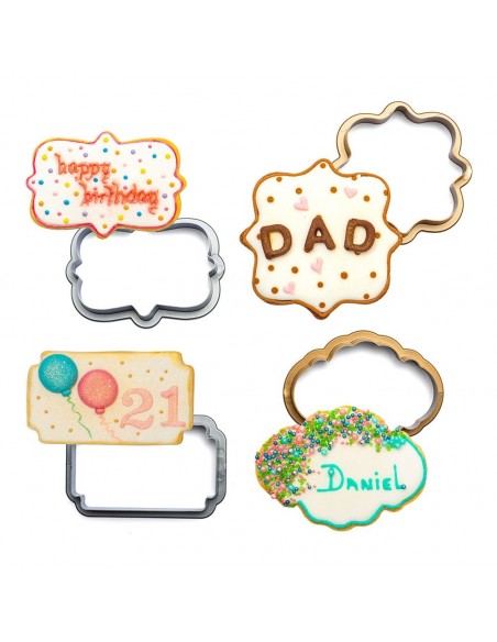Set 4 Cortadores De Marcos Grandes Decora