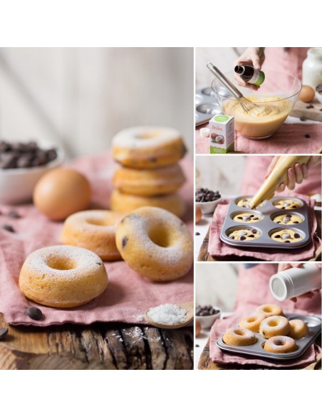 Molde Metal 6 Donuts Decora
