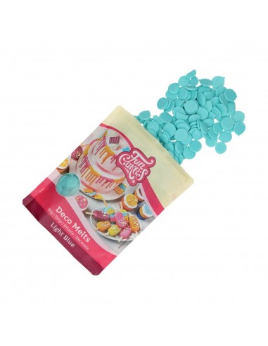 Deco Melts Azul claro 250gr Funcakes