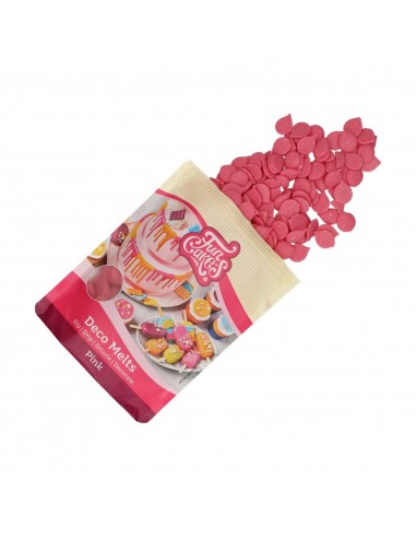 Deco Melts Rosa 250gr Funcakes