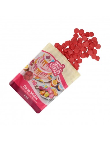 Deco Melts Rojo 250gr Funcakes