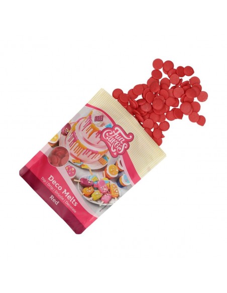 Deco Melts Rojo 250gr Funcakes