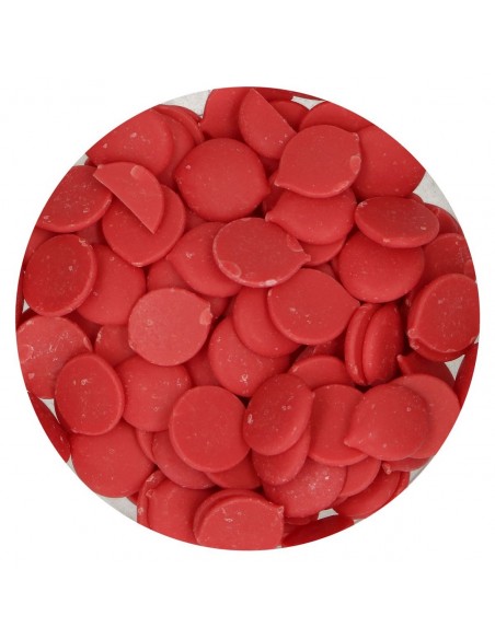 Deco Melts Rojo 250gr Funcakes