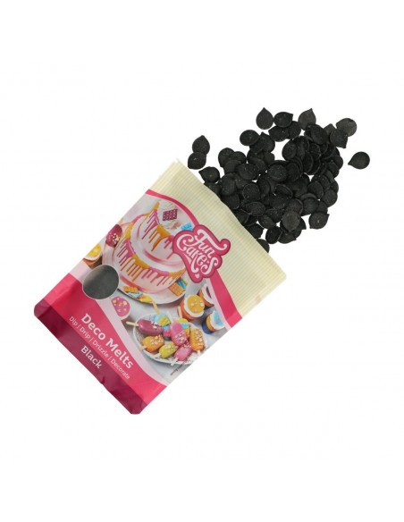 Deco Melts Negro 250gr Funcakes