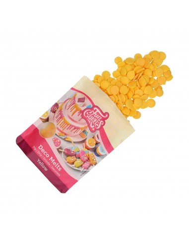 Deco Melts Amarillo 250gr Funcakes
