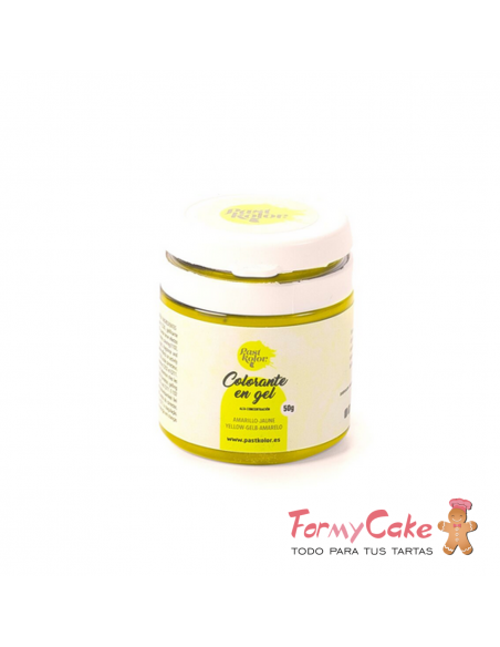 Colorante Gel Amarillo 50gr PastKolor
