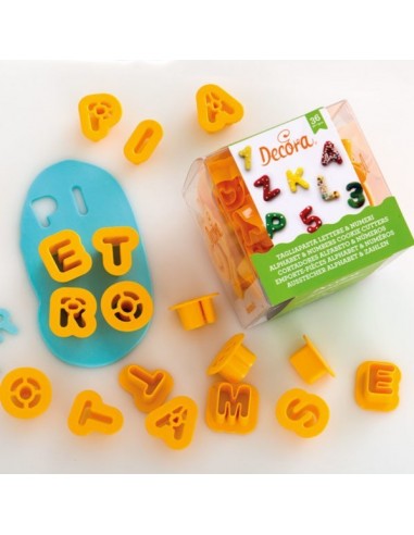 Cortantes Números y Letras Pequeñas Decora