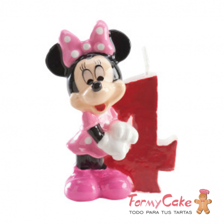 Vela Minnie Mouse nº4 Dekora