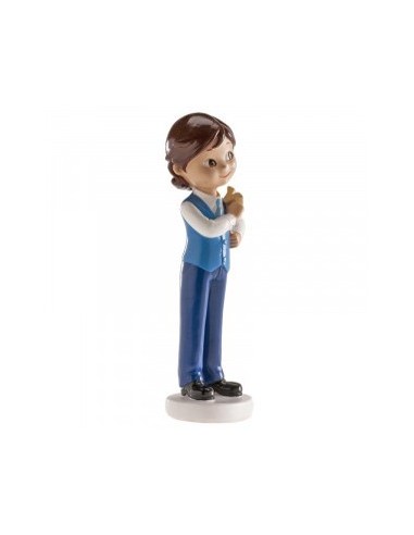 Figura Tarta De Comunión Niño Con Avión Dekora