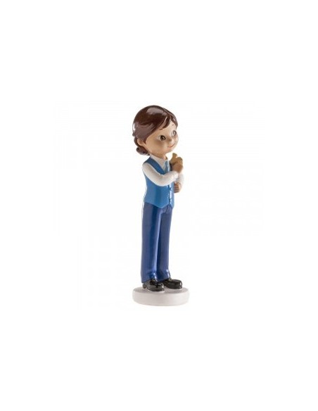 Figura Tarta De Comunión Niño Con Avión Dekora