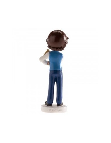 Figura Tarta De Comunión Niño Con Avión Dekora