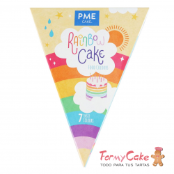 Kit Colorantes RainBow Cake 7und 10gr PME