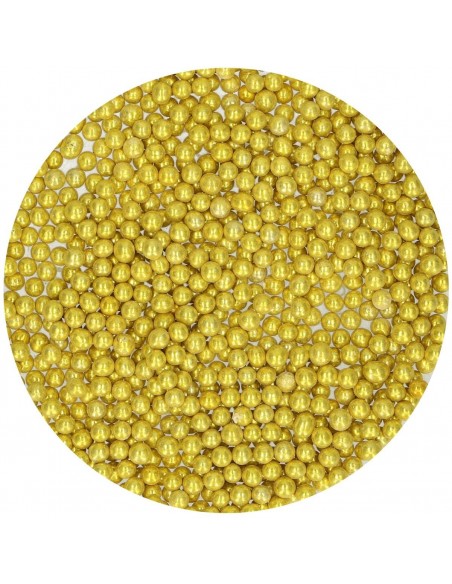 Perlas Oro Metalico 80gr Funcakes