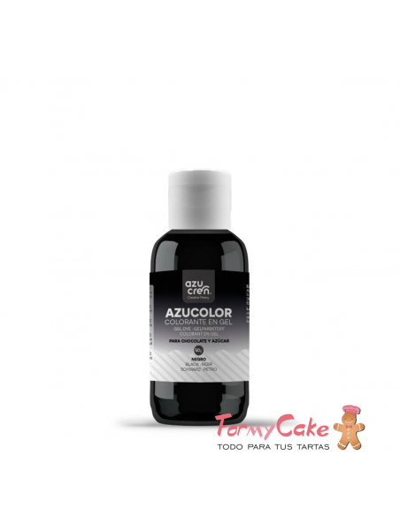 Colorante Gel Negro 50gr Azucolor