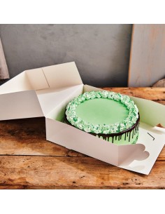Caja Blanca para Tartas 32x32x11.5 (2ud) 2