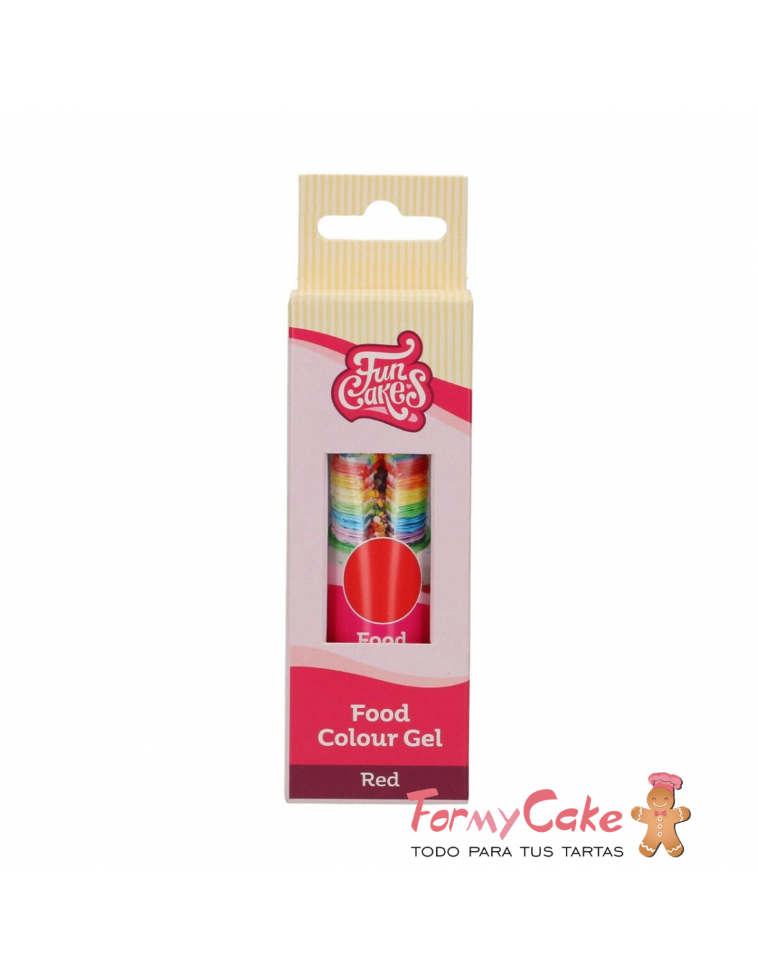 Colorante alimentario rojo en polvo Funcakes