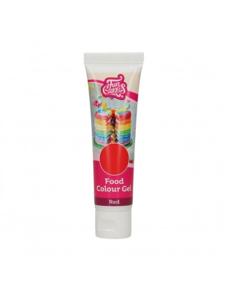 Colorante Gel Red 30g Funcakes