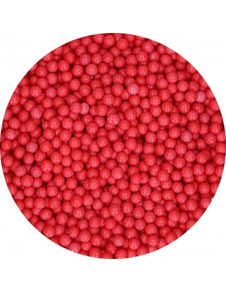 Perlas Rojas Brillantes 80gr Funcakes