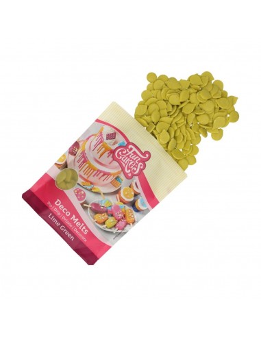 Deco Melts Verde Lima 250gr Funcakes