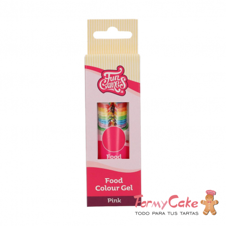 Colorante Gel Pink 30g Funcakes