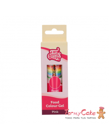 Colorante Gel Pink 30g Funcakes
