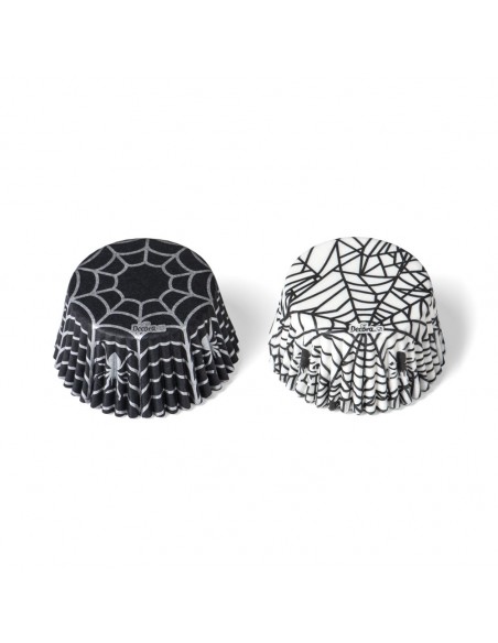 Cápsulas Cupcakes Tela Araña 36uds Decora