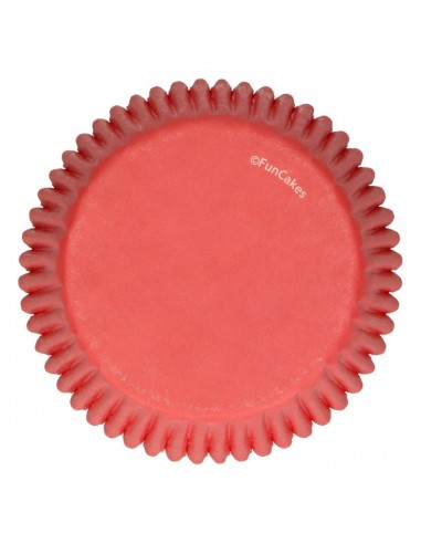 Cápsulas para Hornear Rojas 48ud. Funcakes