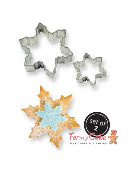 Cortador Galletas Copo Nieve 2ud PME