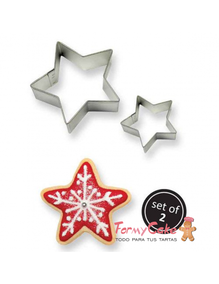 Cortador Galletas Estrella 2ud PME