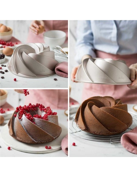 Molde Aluminio Inyectado Bundt  Alicia Decora